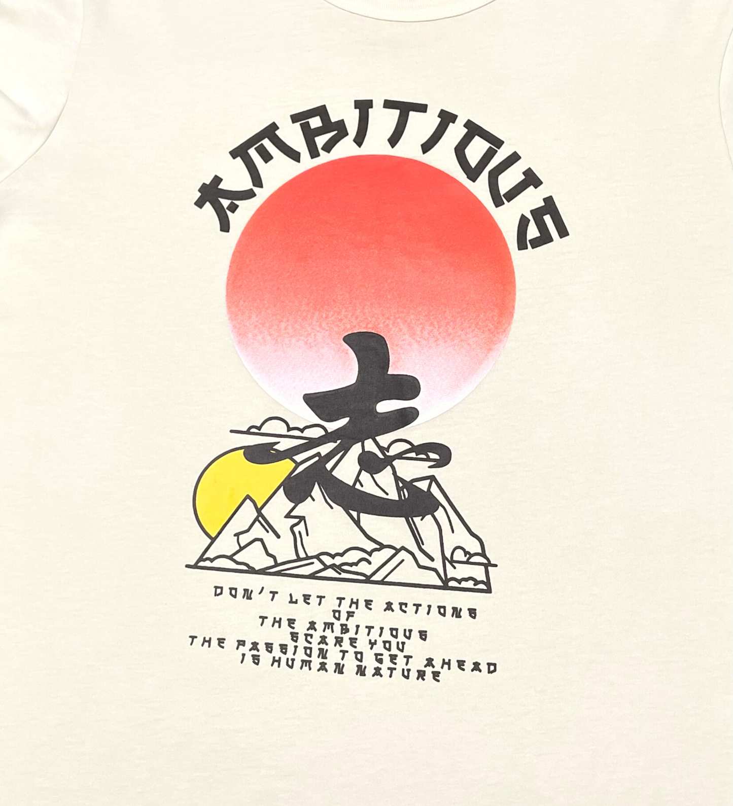 Red Tag Kanji Tee