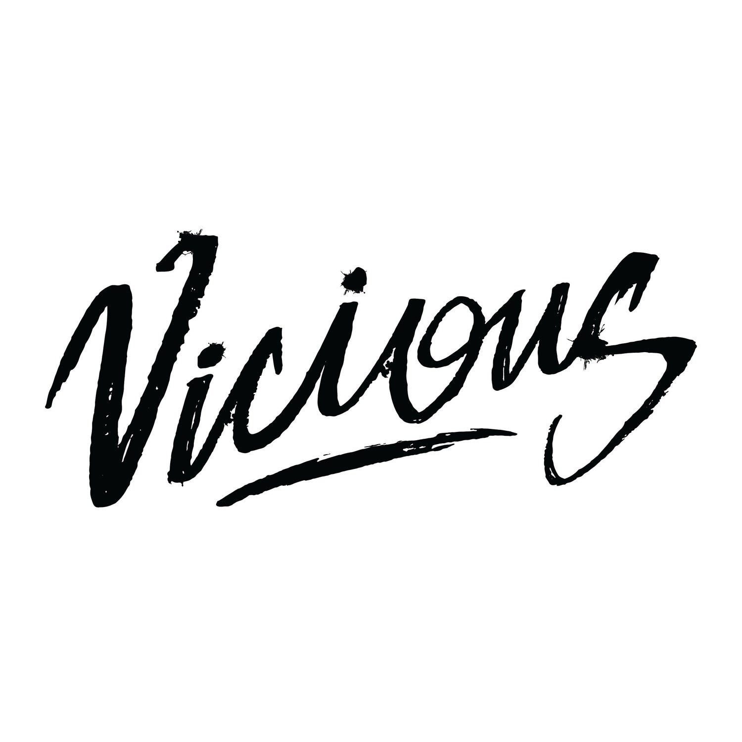 Vicious logo black ink