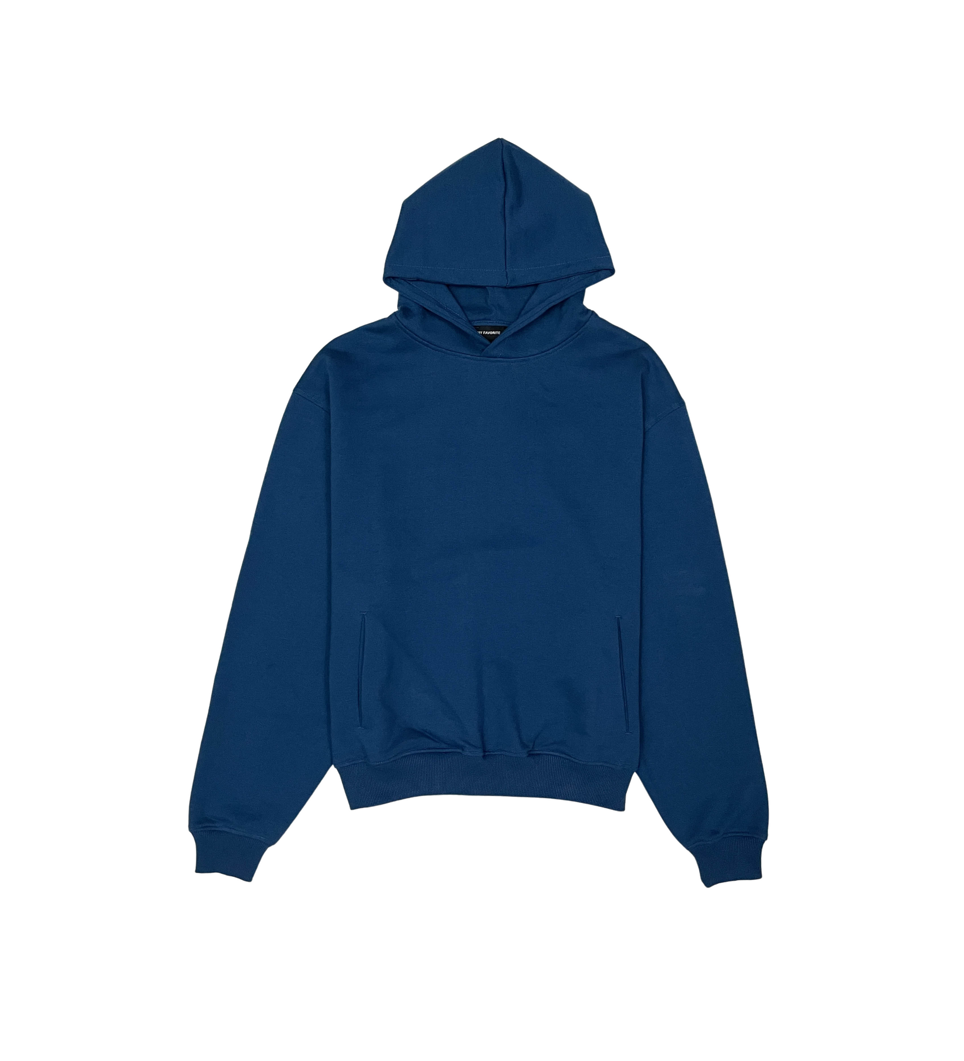 French Terry Drop Shoulder Hoodie - Brown | My Favorite _9