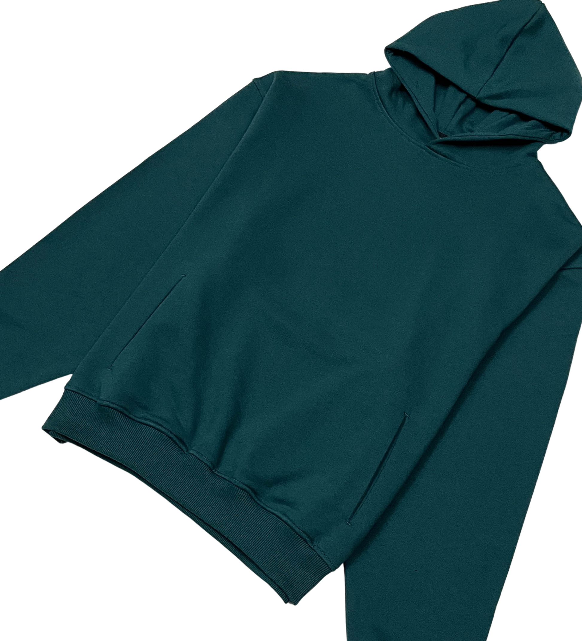 French Terry Drop Shoulder Hoodie - Brown | My Favorite _12