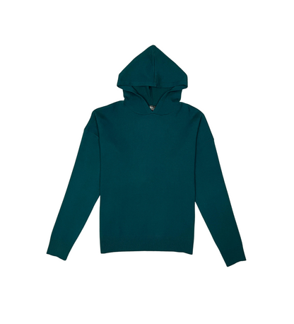 Viscos Poly Double Knit Sweater Hoodie