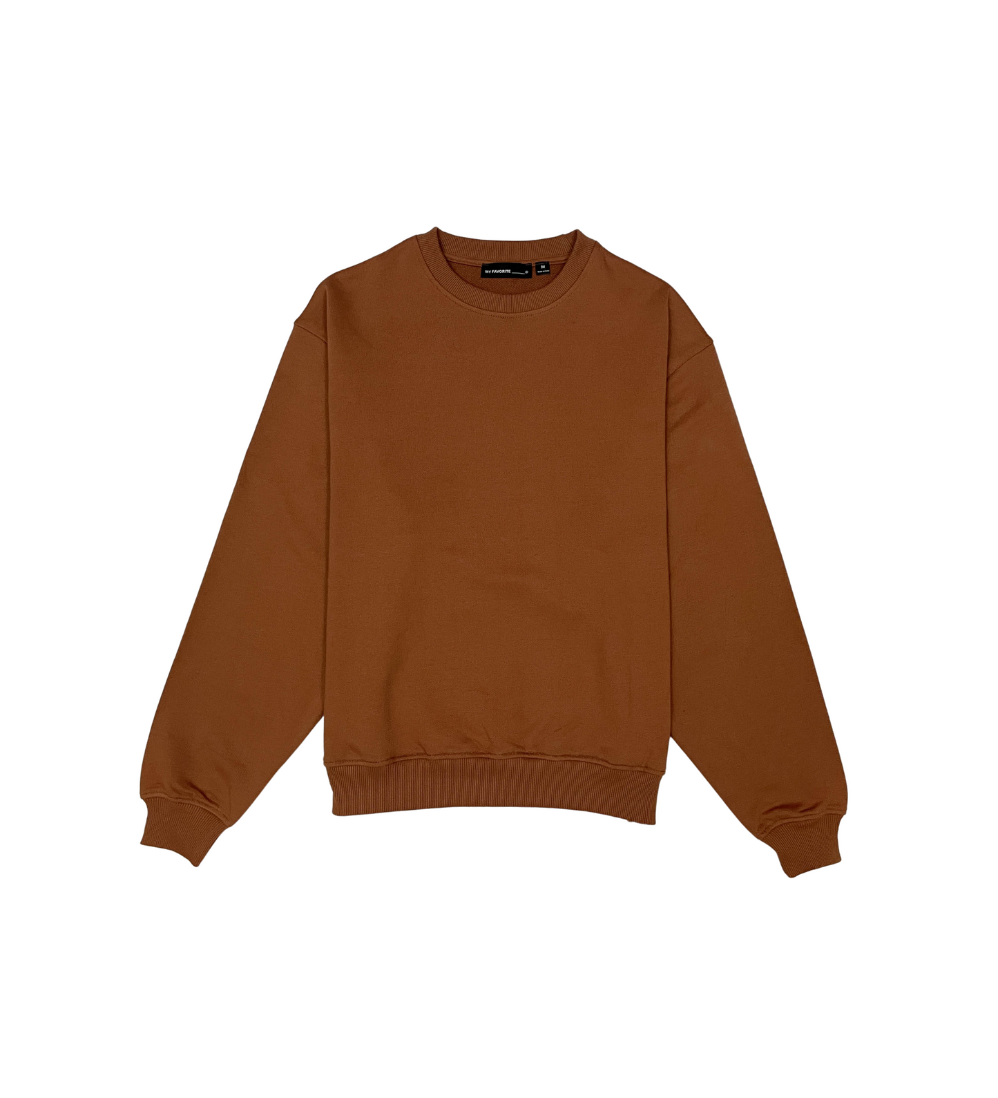 French Terry Crewneck Sweater - Black | My Favorite _6