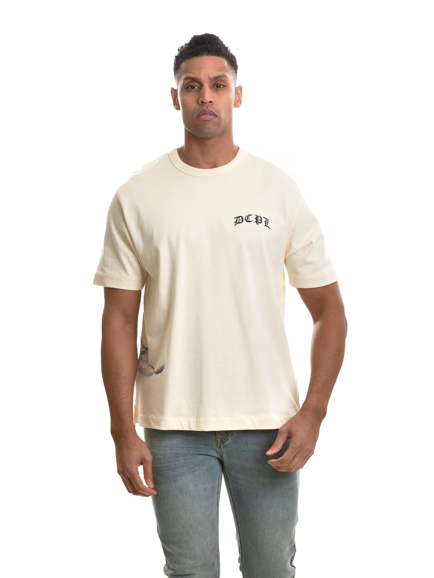 DCPL Old English Left Chest T Shirt