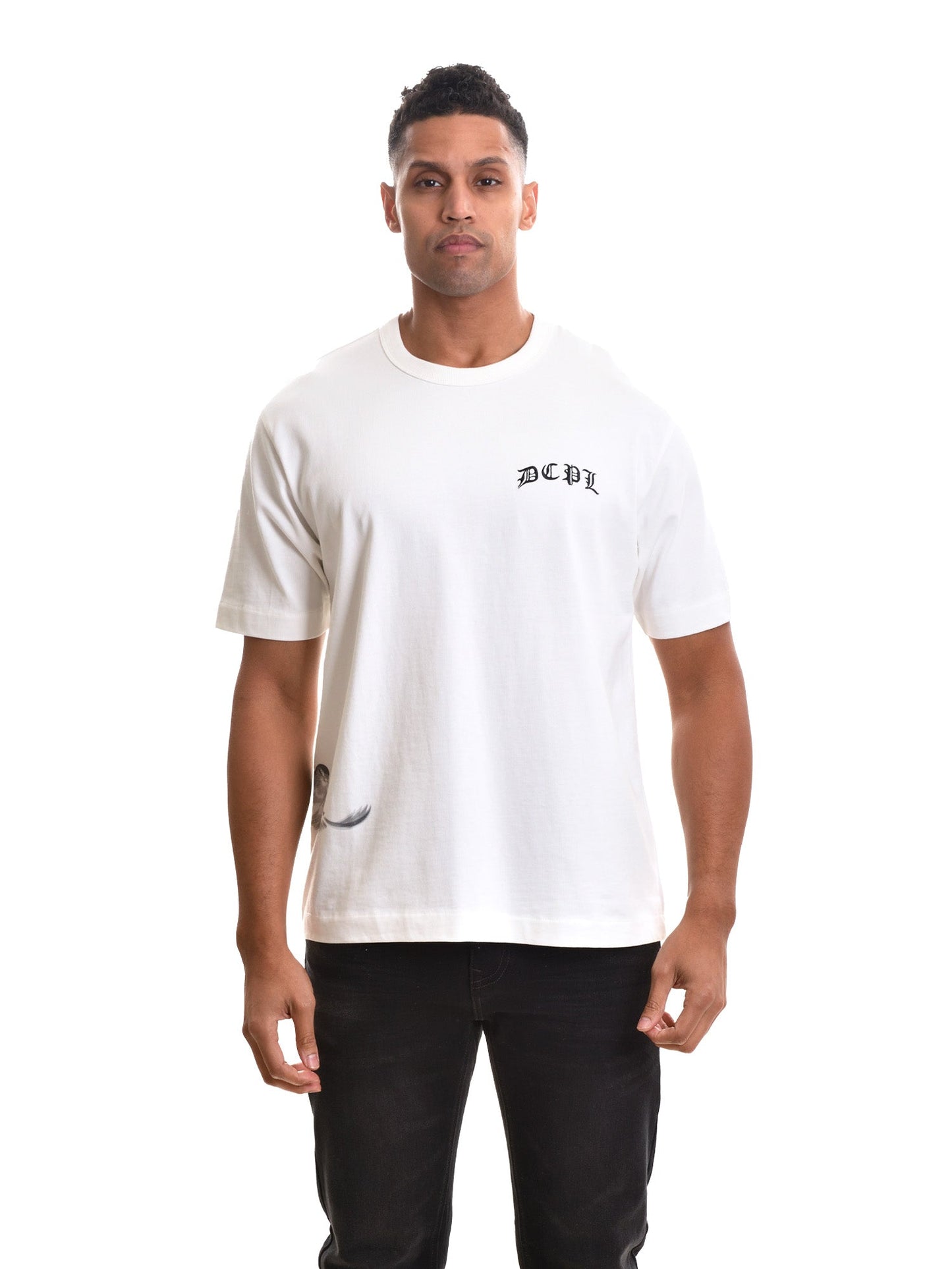 DCPL Old English Left Chest T Shirt