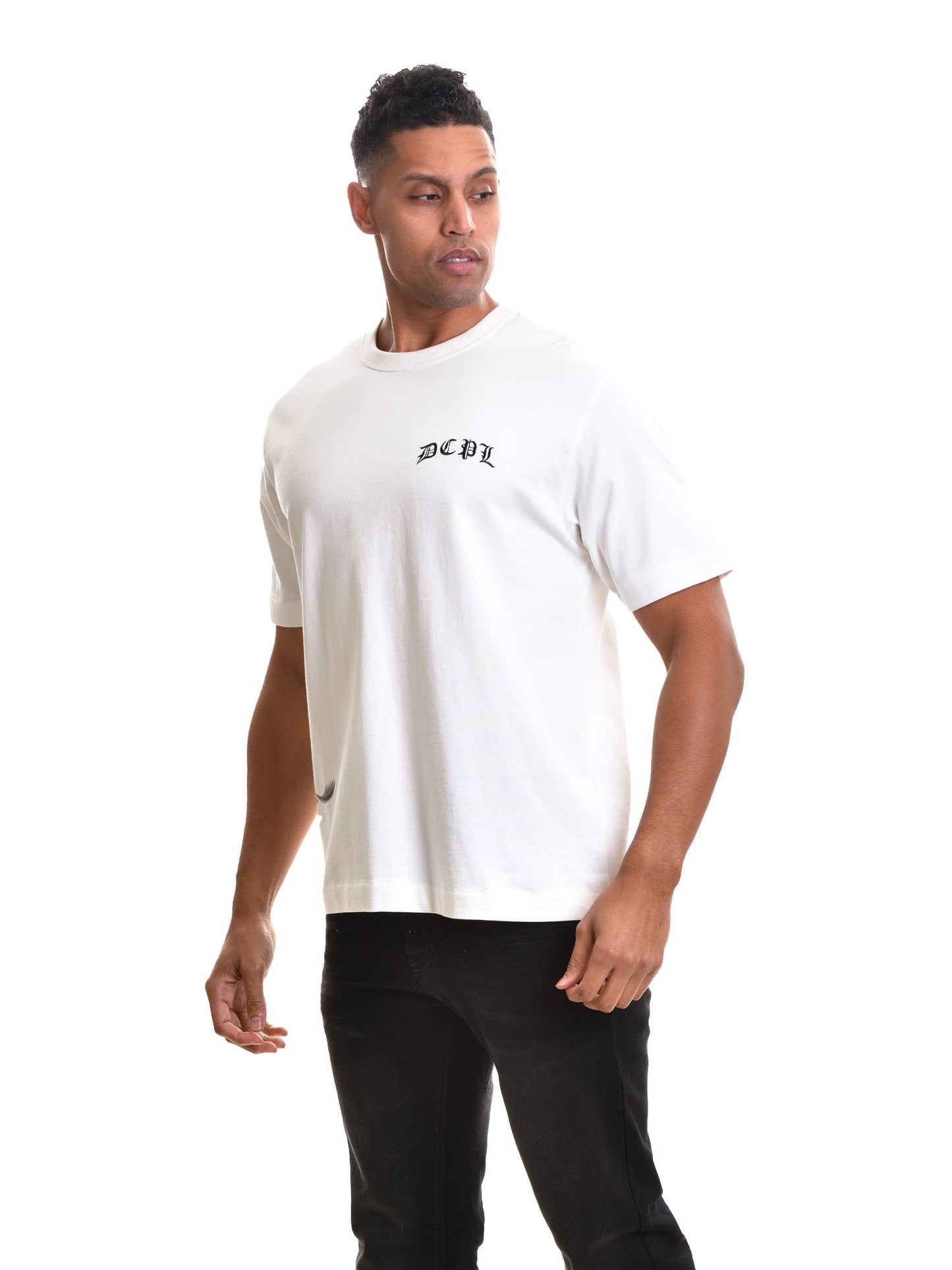 DCPL Old English Left Chest T Shirt