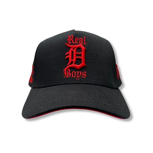 Real D Boys Hat - Black | Your Team Sucks _1