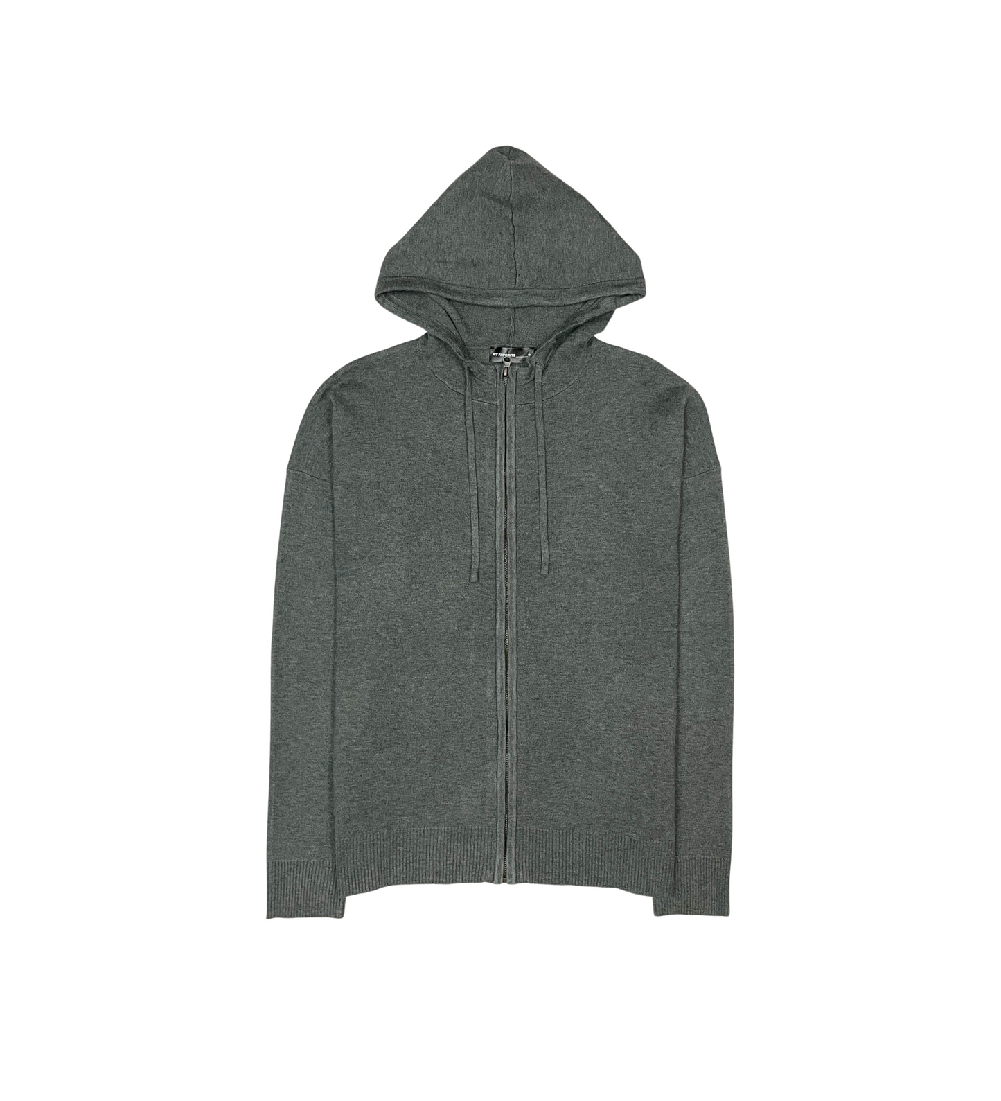 Viscos Poly Double Knit Zip Up Hoodie - Clay | My Favorite _17