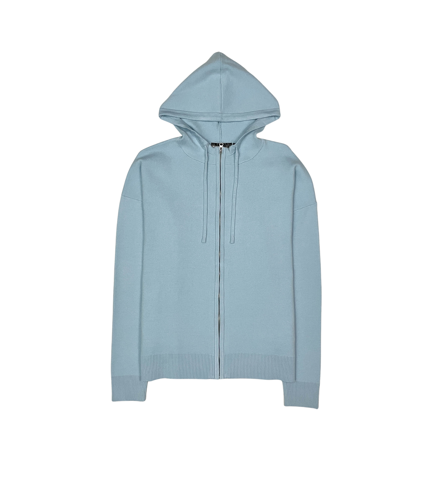 Viscos Poly Double Knit Zip Up Hoodie - Cream Heather | My Favorite _14