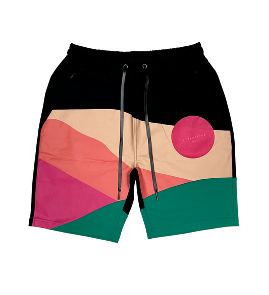 Art Wall Shorts - Black | Vie+Riche
 _1