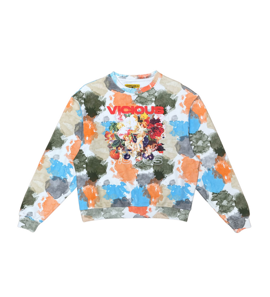 Floral Camo Crewneck - Foliage | Vicious _1