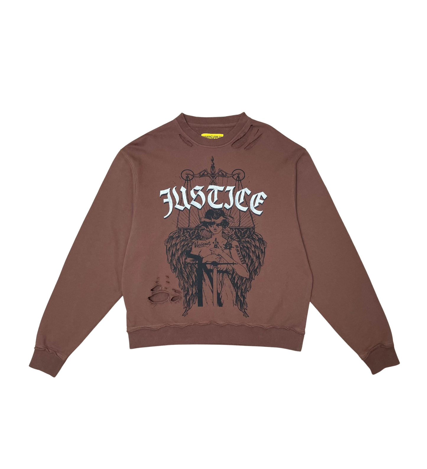 Justice Distressed Crewneck