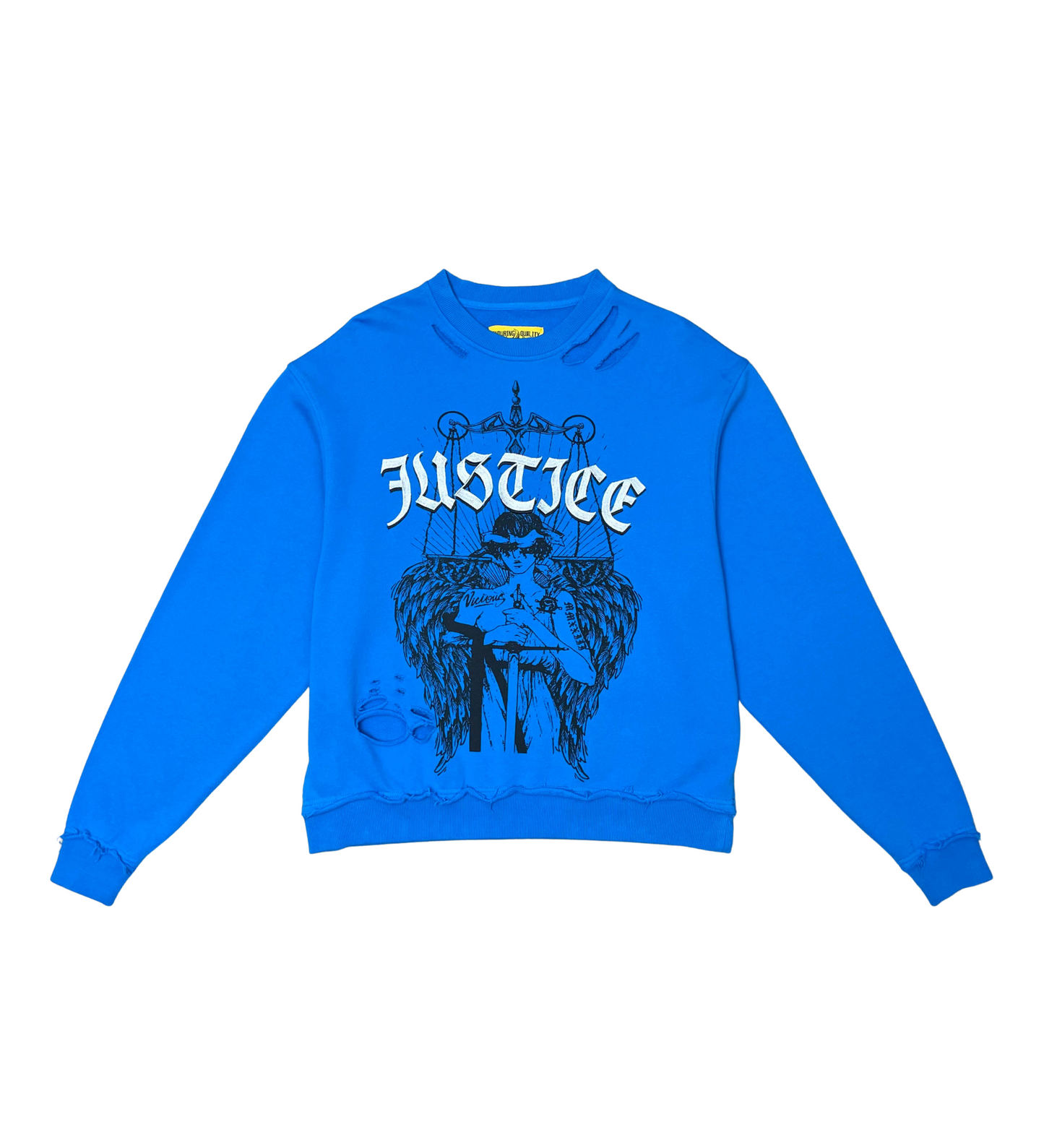 Justice Distressed Crewneck