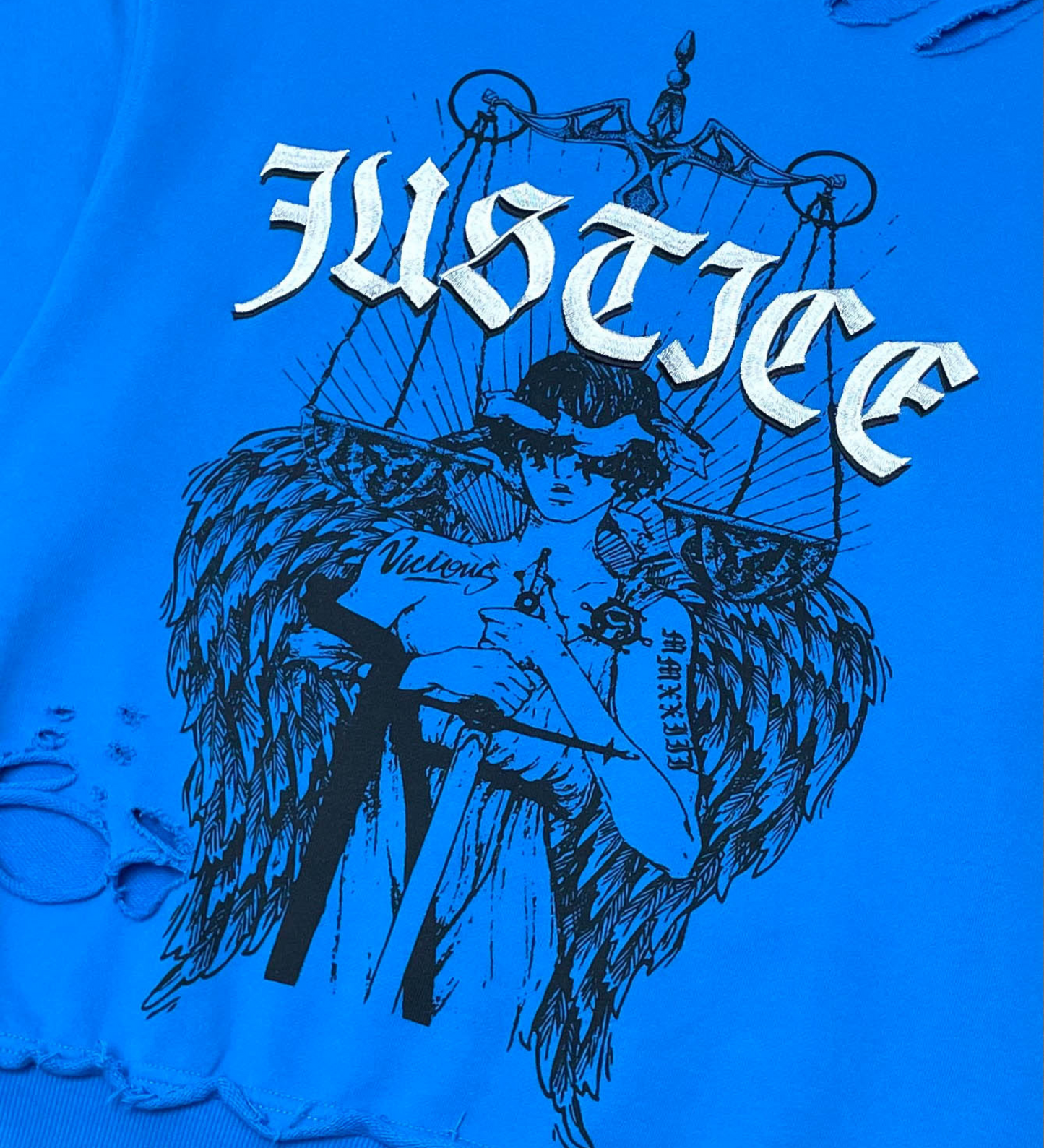 Justice Distressed Crewneck