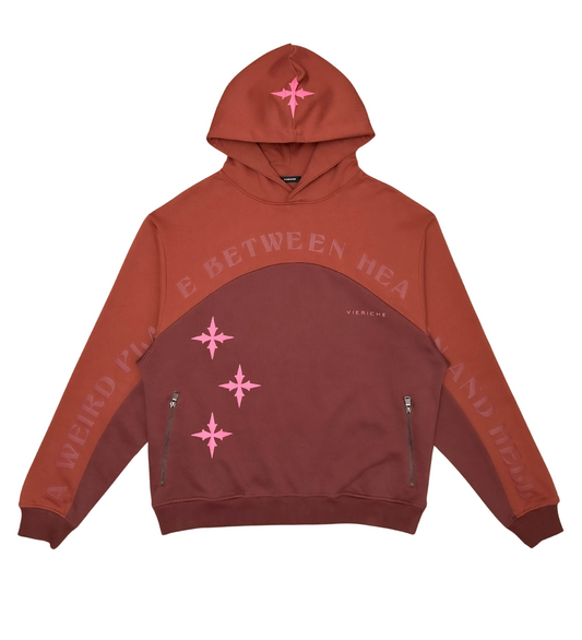 Weird Place Hoodie - Brick | Vie+Riche
 _1