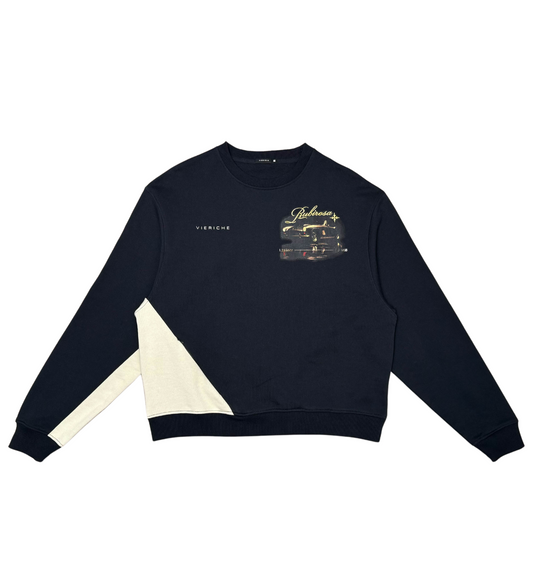 Real 007 Crewneck - Black | Vie+Riche
 _1