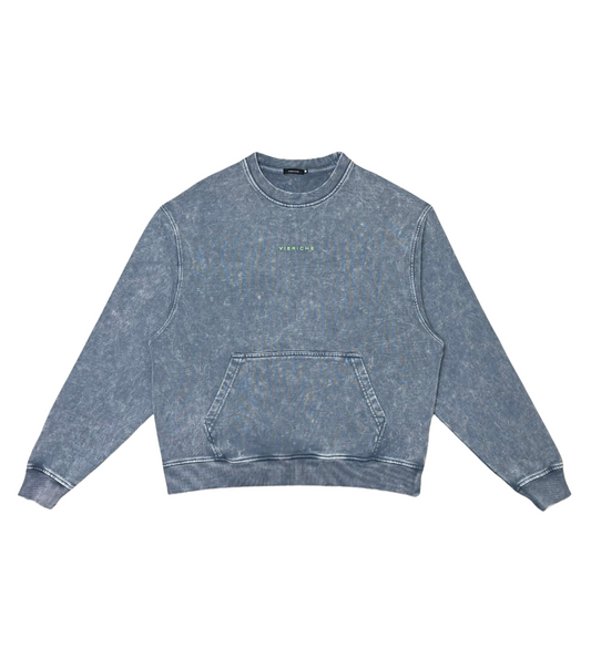 TieDye Obsession Crewneck - Grey | Vie+Riche
 _1