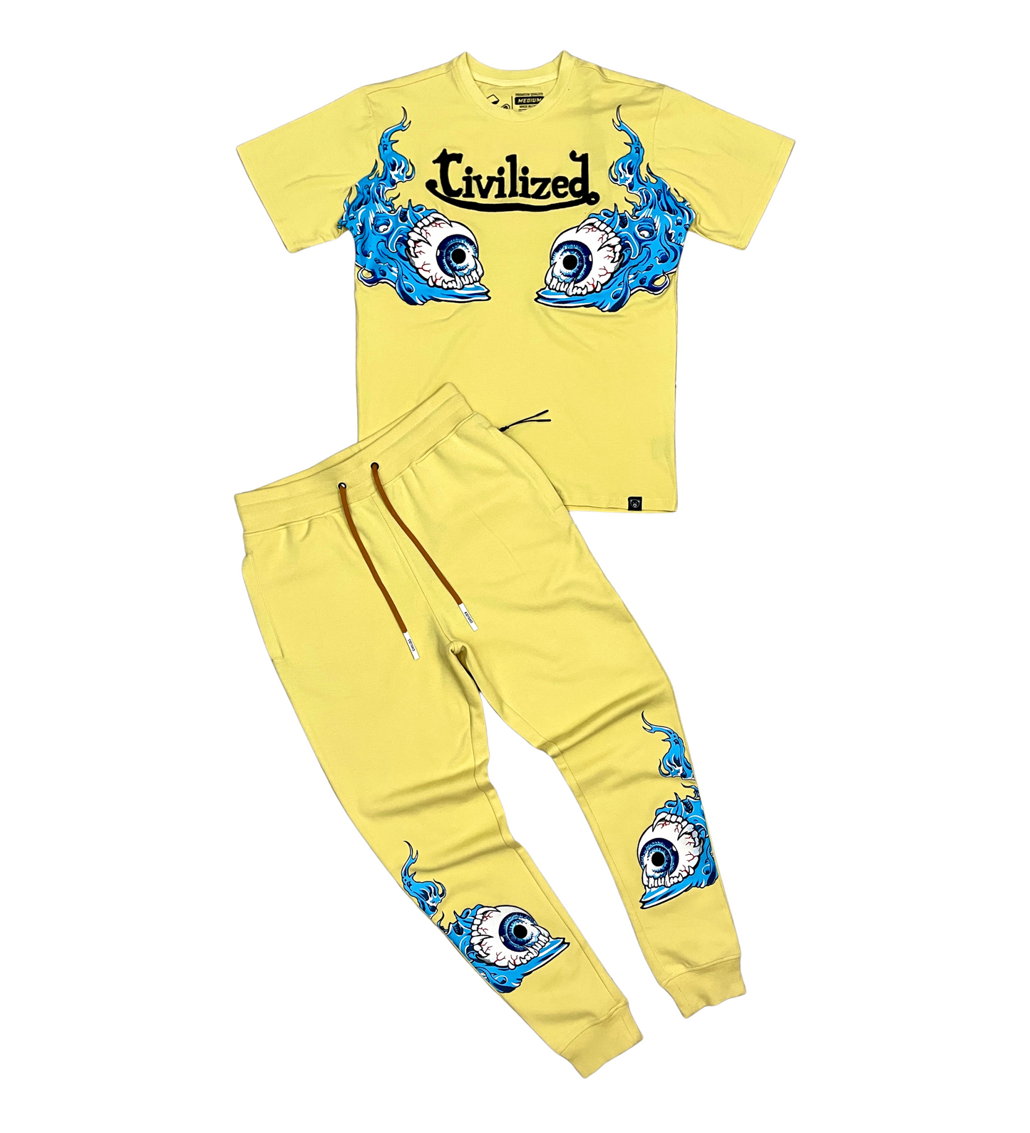 Eyes T-Shirt Jogger Set | Civilized Clothing Brand