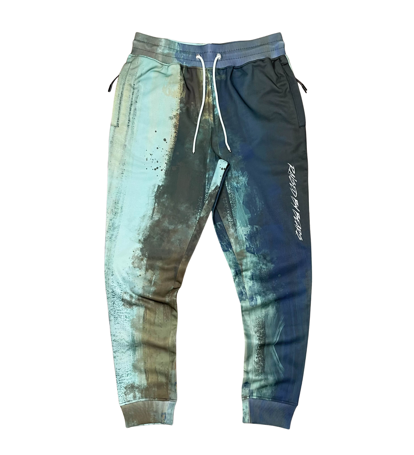 Raised By Bears Poly Tie Dye Jogger Set - Blue | Civilized _5