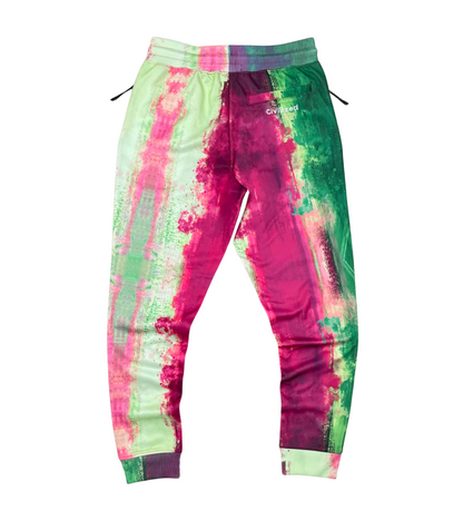 Raised By Bears Poly Tie Dye Jogger Set