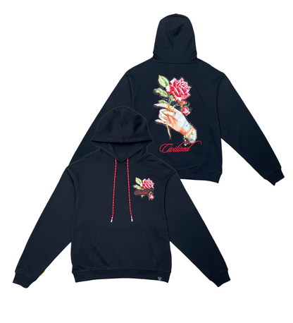 Hand Rose Hoodie