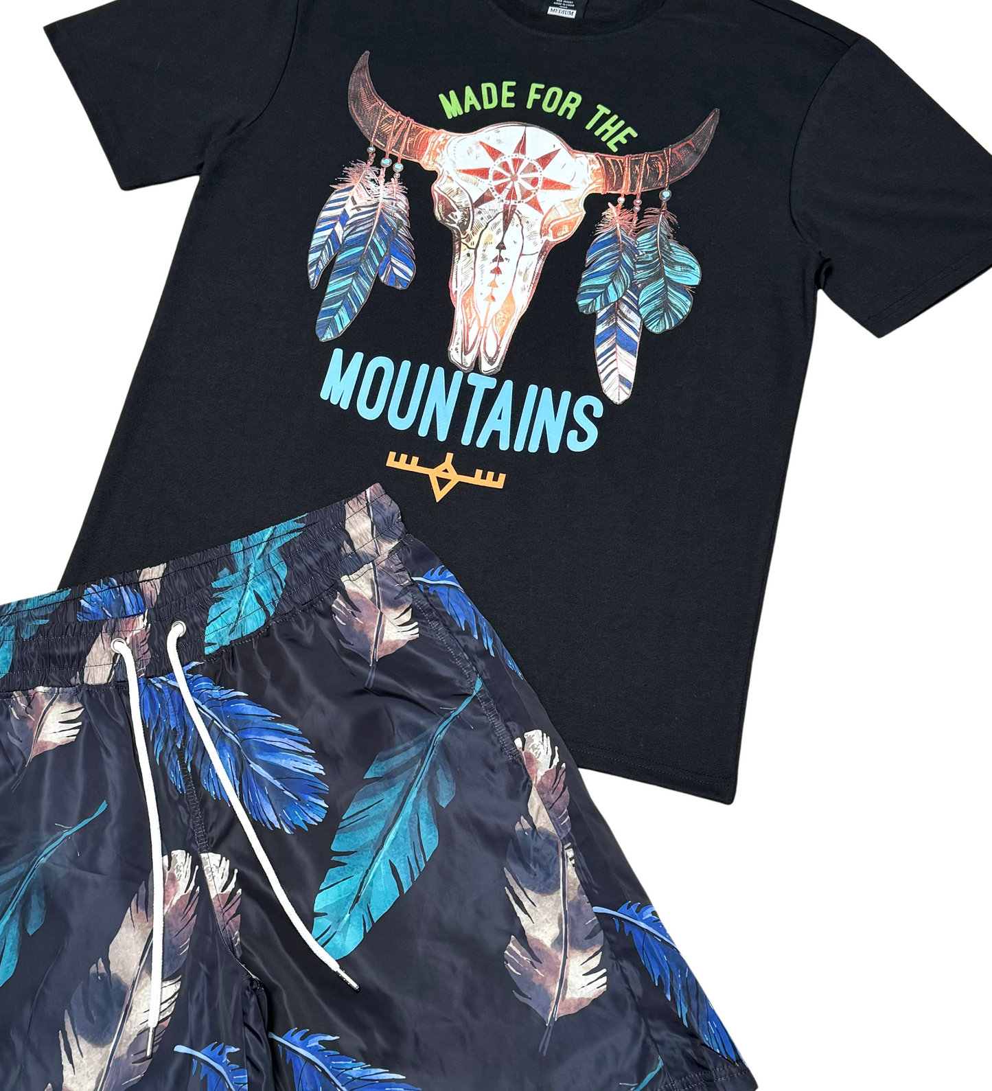 Made For The Mountains Tshirt Short Set