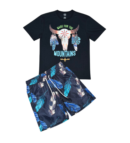 Made For The Mountains Tshirt Short Set