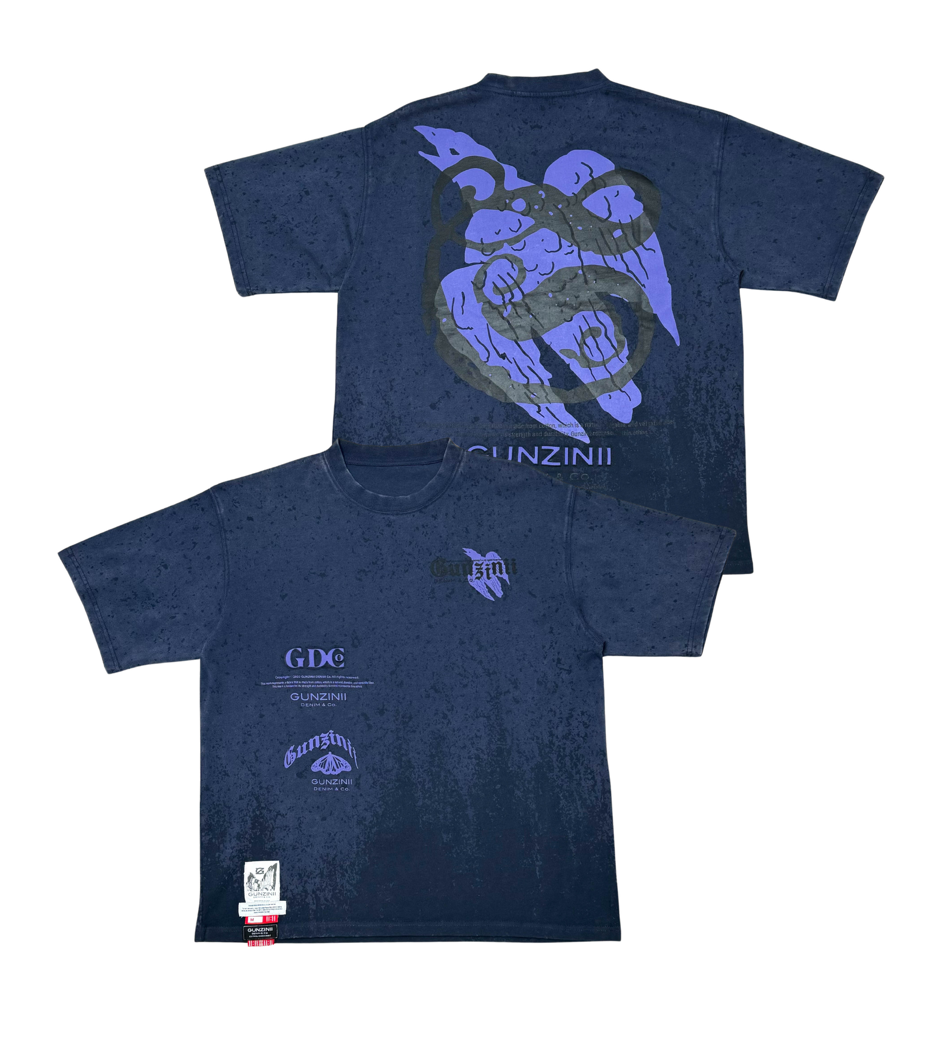 Gunzinii Eagle Tee Navy 5