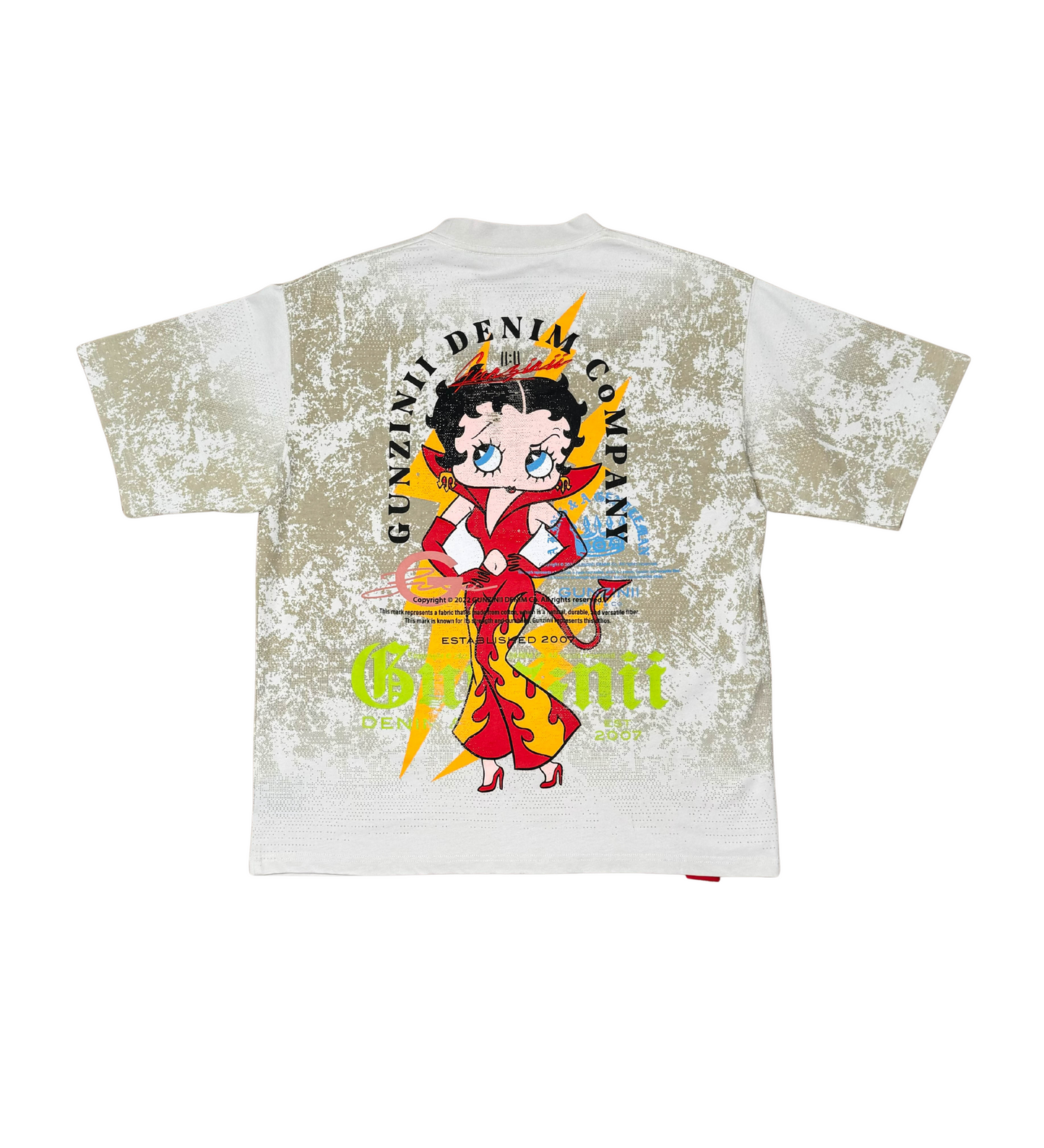 Gunzinii Betty Boop Tee Natural 1