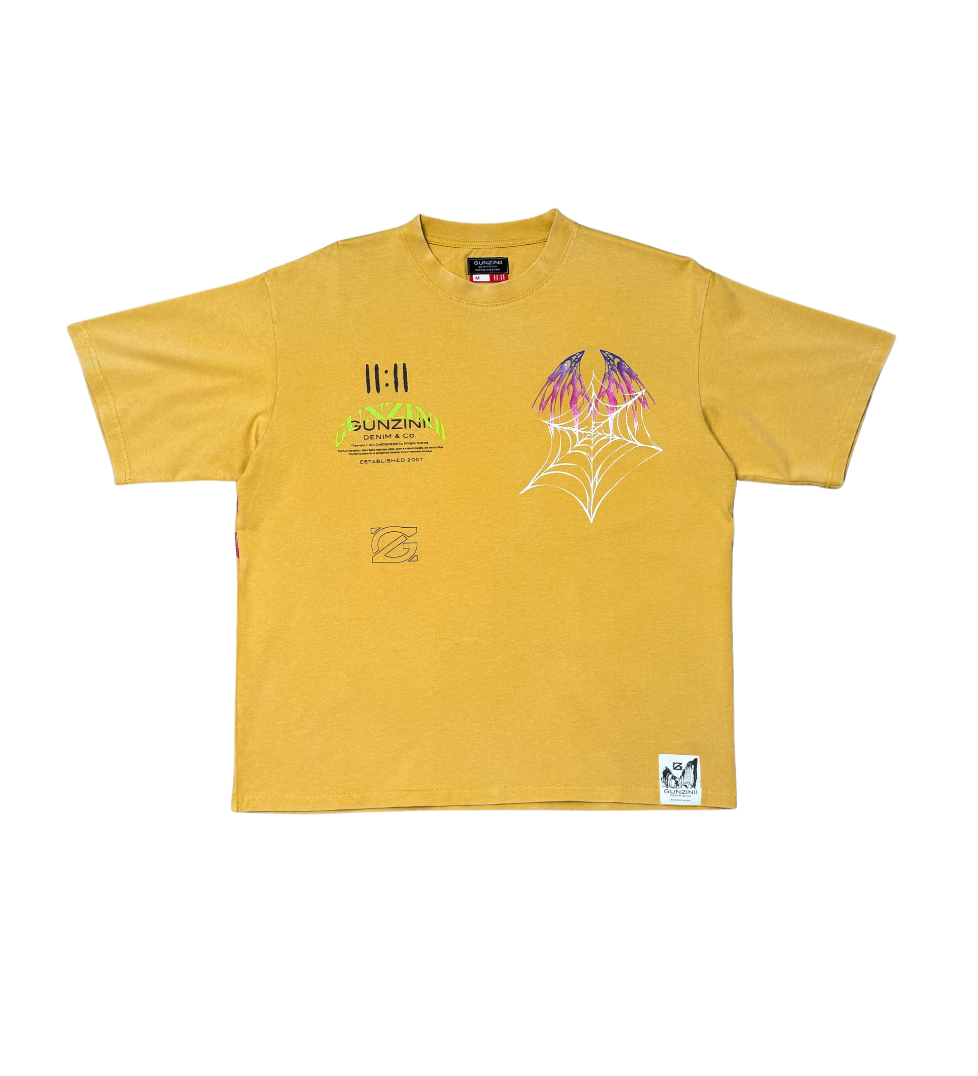 Gunzinii Web Tee Mustard 4