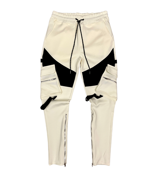 Motive Stack Track Pants - Natural | Motive _1