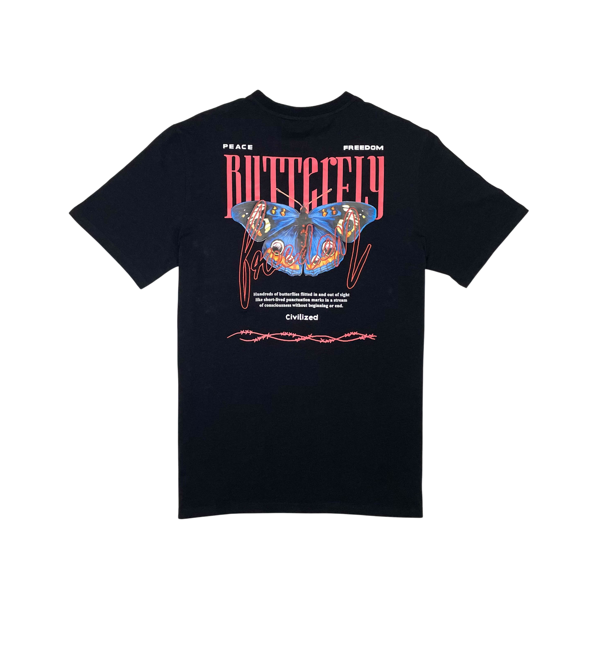 Worldwide Butterfly Tee – Civilized Clothing Brand