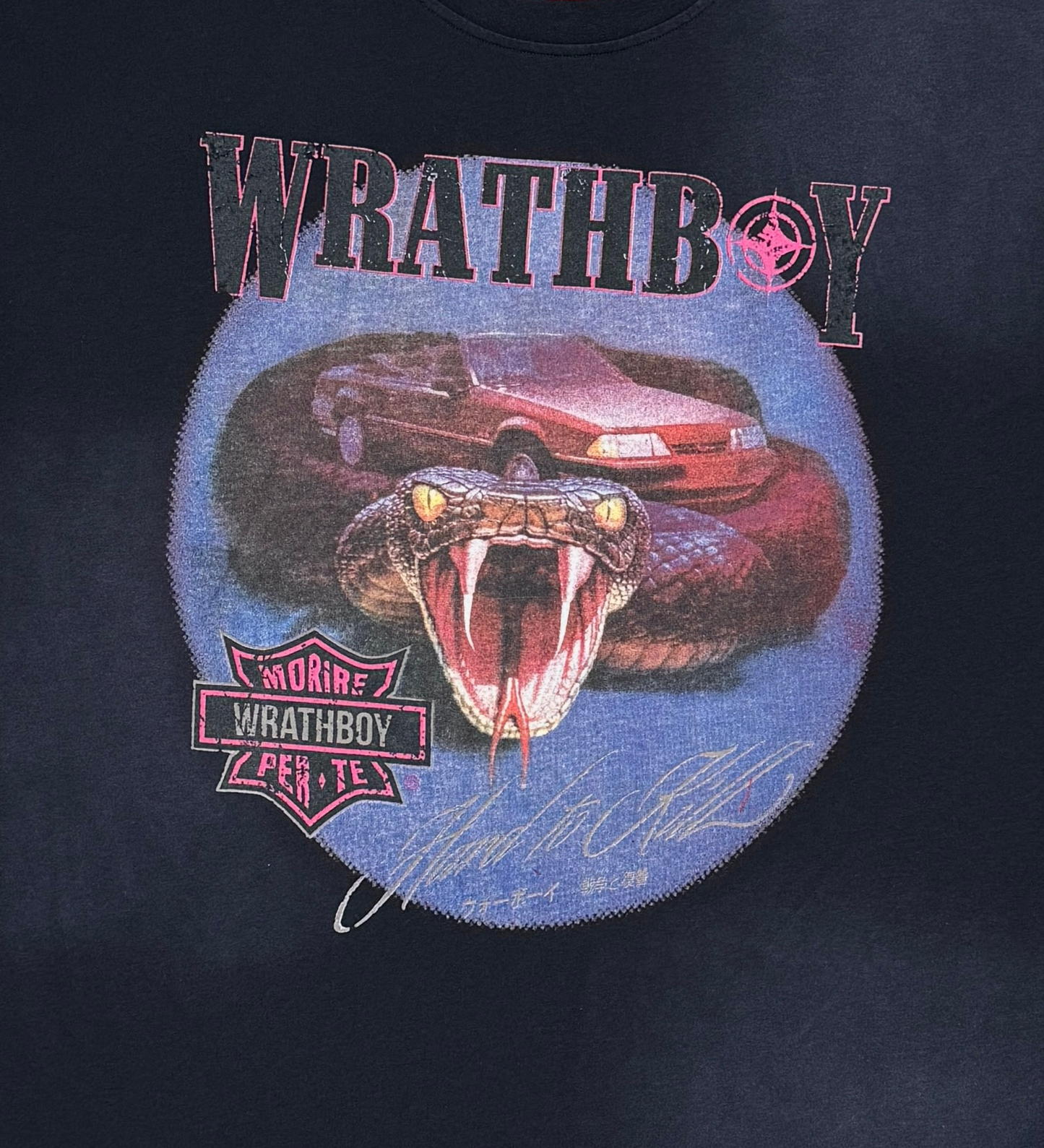 Wrathboy Viper Head Vintage Tee