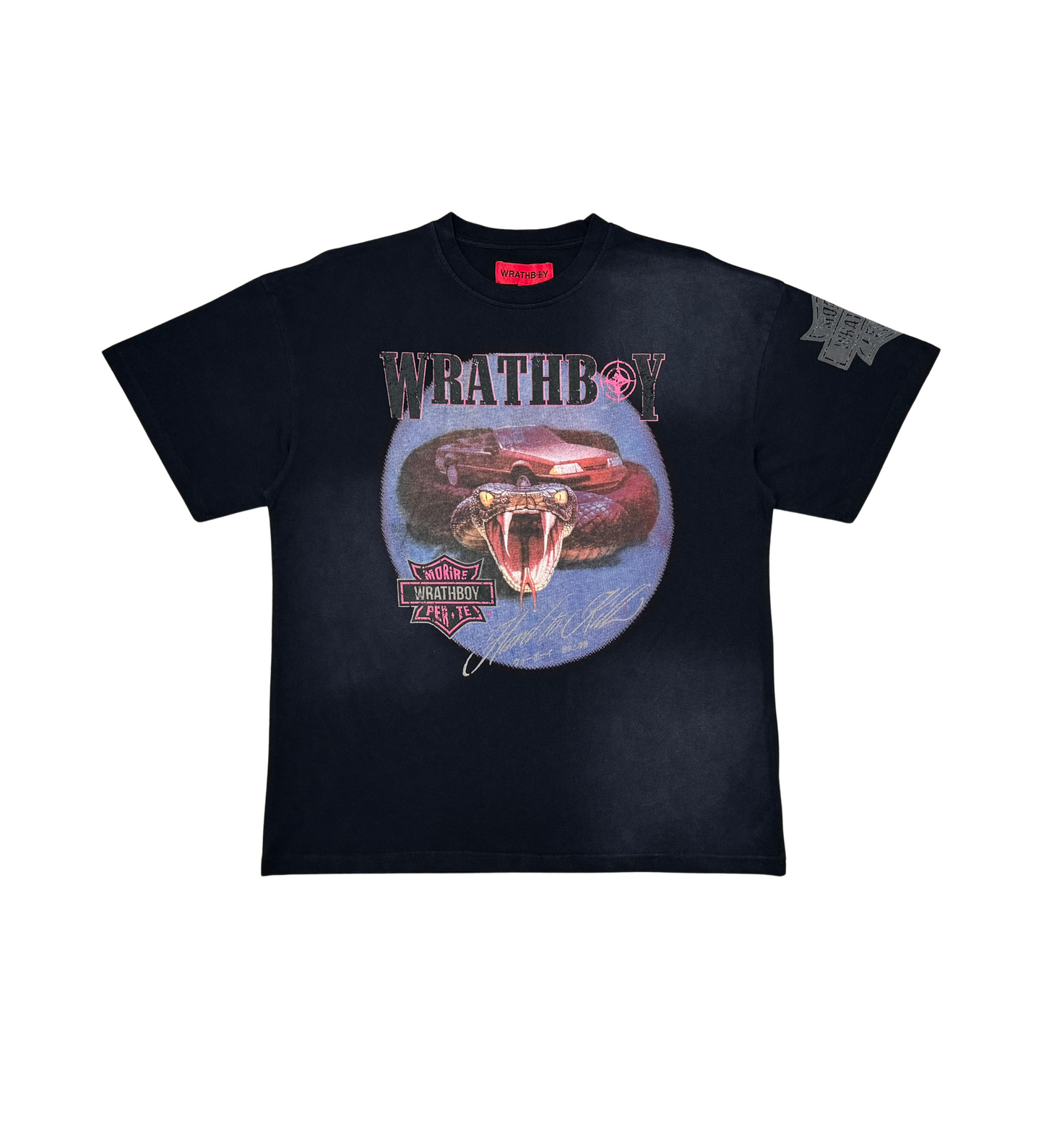 Wrathboy Viper Head Vintage Tee