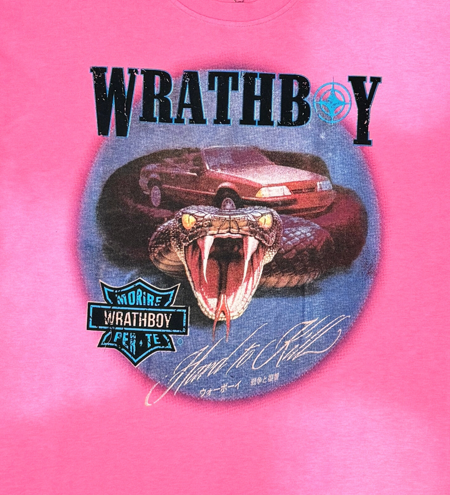 Wrathboy Viper Head Vintage Tee