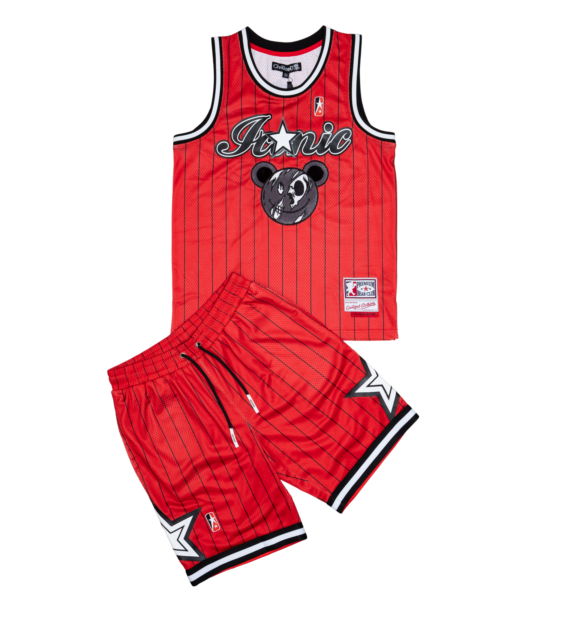basketball jersey 2 pc shorts set - RED DIAMOND STORE