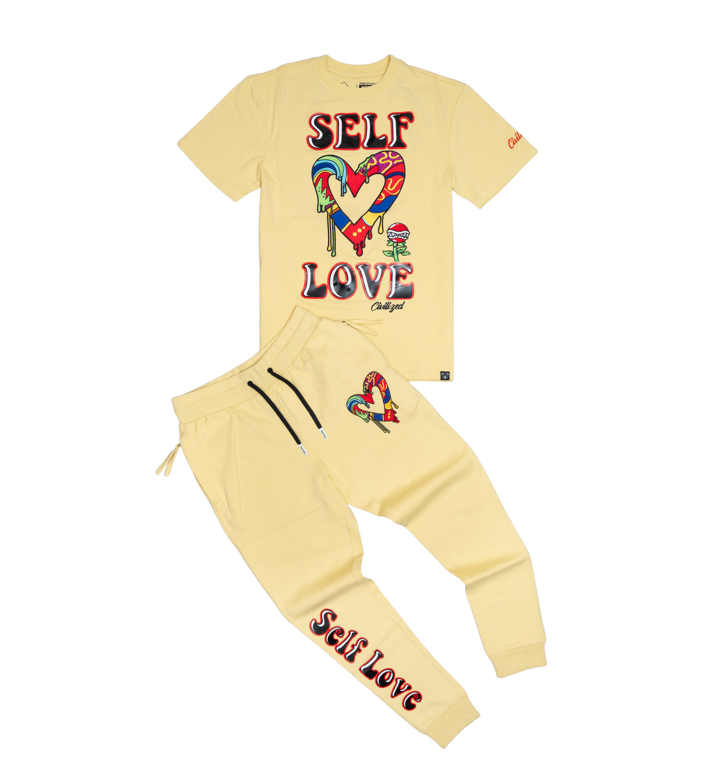 Self Love T-shirt Jogger Set | Civilized Clothing Brand