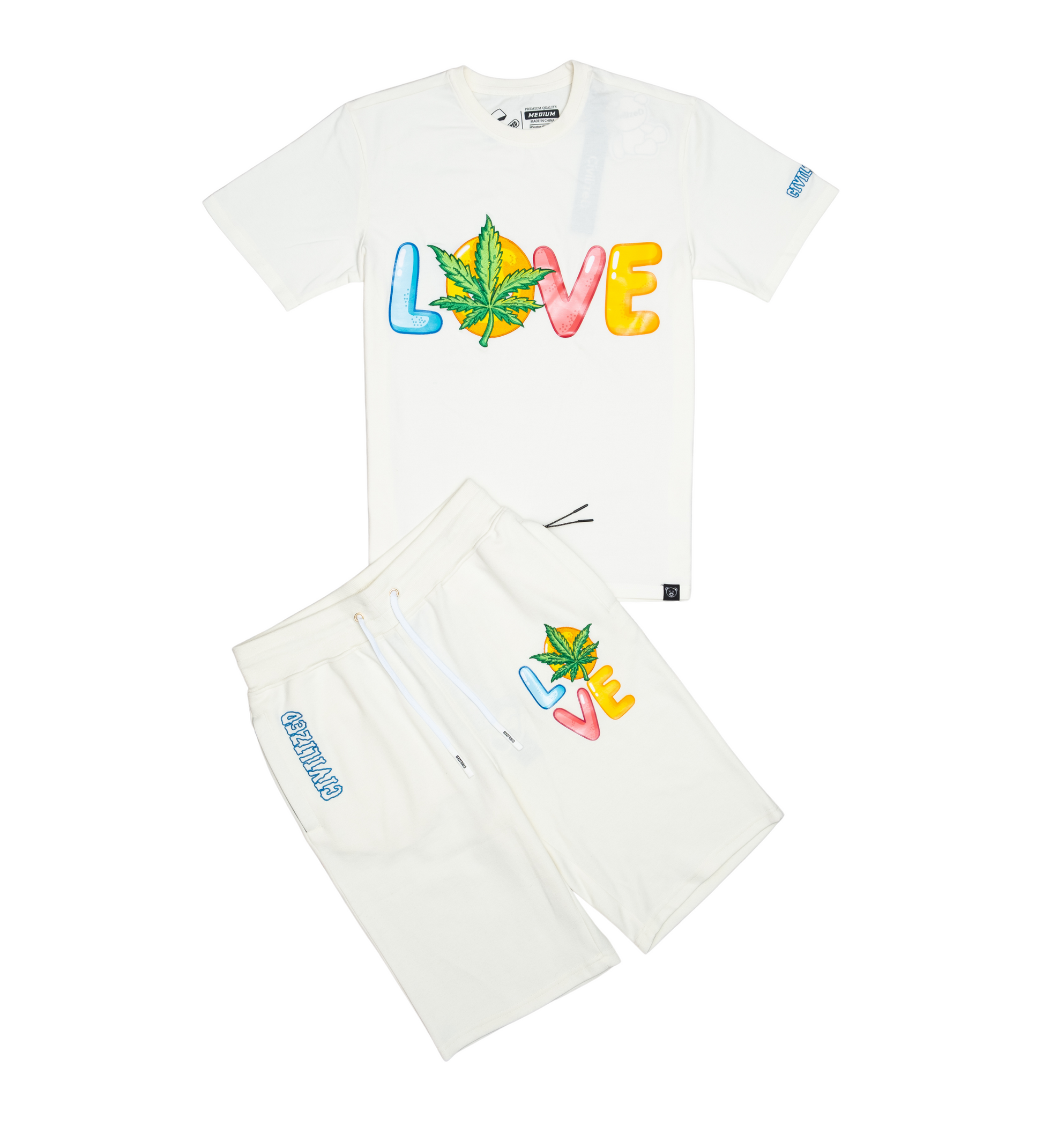 Love T-Shirt Short Set | Civilized Clothing Brand