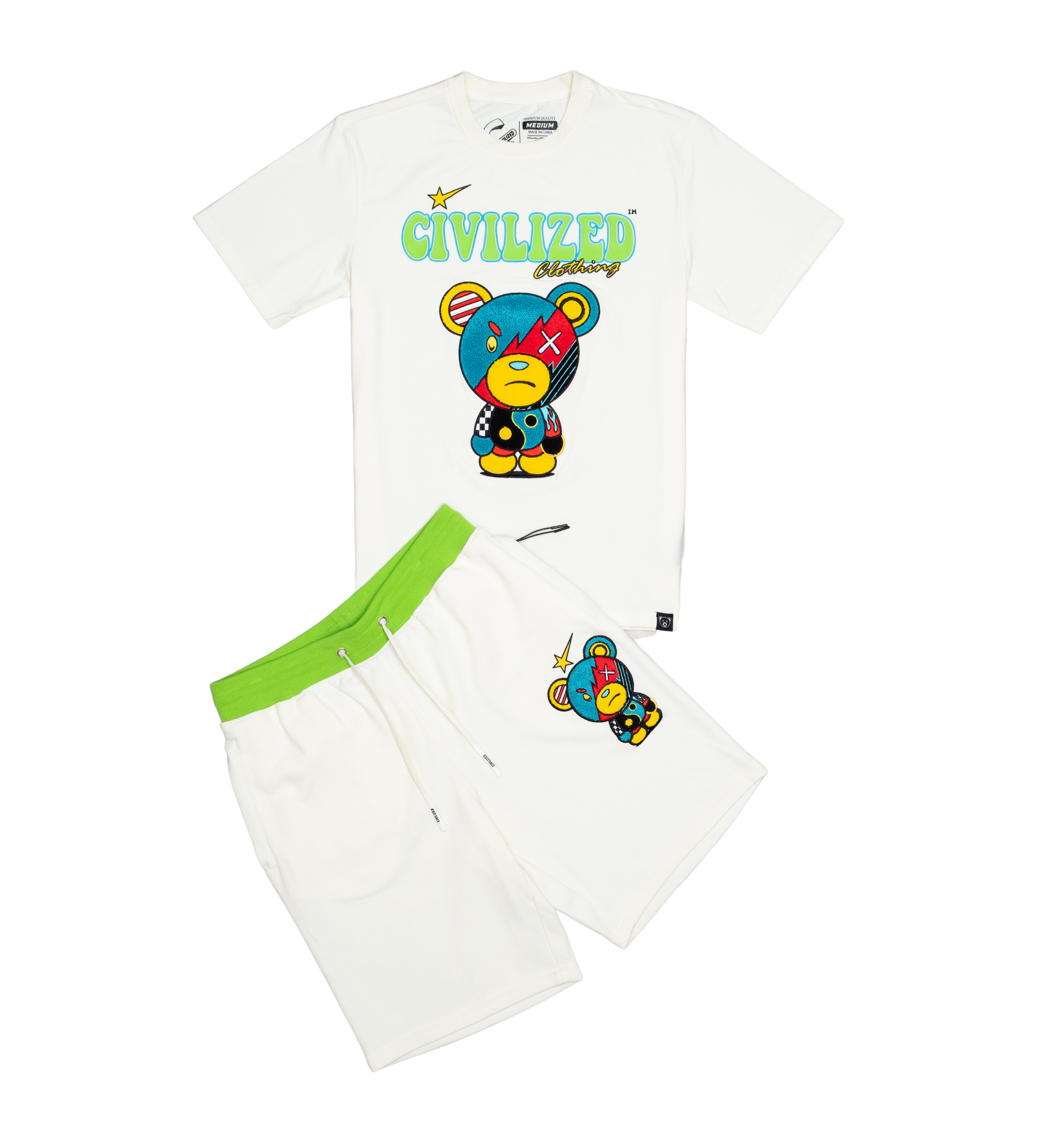 Civilized Bear Short Set | Civilized Clothing Brand